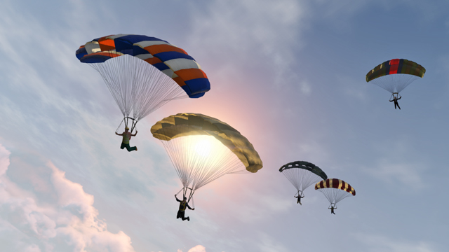Saut en parachute